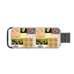 Yellow Aesthetics Portable Usb Flash (two Sides) by designsbymallika