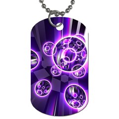 Fractal Illusion Dog Tag (one Side) by Sparkle