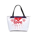 all you need is love Classic Shoulder Handbag Front