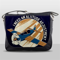 Airplane - I Need Altitude Adjustement Messenger Bag by DinzDas