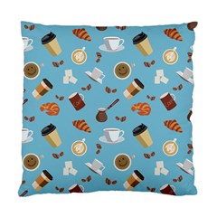 Coffee Time Standard Cushion Case (two Sides) by SychEva