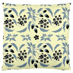 Folk Flowers Art Pattern Floral  Surface Design  Seamless Pattern Standard Flano Cushion Case (one Side) by Eskimos