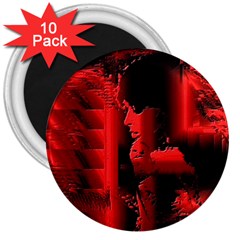 Red Light 3  Magnets (10 Pack)  by MRNStudios