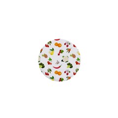 Fruits, Vegetables And Berries 1  Mini Buttons by SychEva