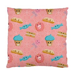 Toothy Sweets Standard Cushion Case (two Sides) by SychEva