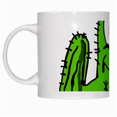 Cactus White Mugs by IIPhotographyAndDesigns