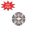 Painted patterns 1  Mini Buttons (100 pack)  Front