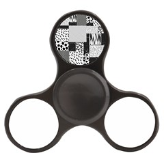 Black And White Pattern Finger Spinner by designsbymallika