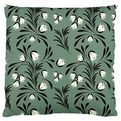 Folk Flowers Pattern Standard Flano Cushion Case (one Side) by Eskimos