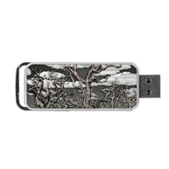 Dark Fantasy Landscape Poster Portable Usb Flash (two Sides) by dflcprintsclothing