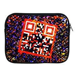 Root Humanity Bar And Qr Code In Flash Orange And Purple Apple Ipad 2/3/4 Zipper Cases by WetdryvacsLair