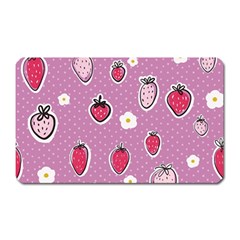 Juicy Strawberries Magnet (rectangular) by SychEva