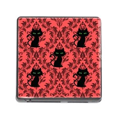 Cat Pattern Memory Card Reader (square 5 Slot) by NerdySparkleGoth