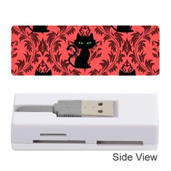 Cat Pattern Memory Card Reader (stick) by NerdySparkleGoth