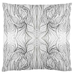 Mono Disegno Repeats Standard Flano Cushion Case (two Sides) by kaleidomarblingart