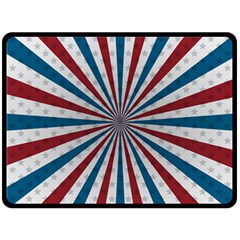 Usa-deco-background Double Sided Fleece Blanket (large)  by Sudhe