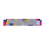 80s and 90s School Pattern Flano Scarf (Mini) Back