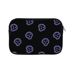 Purple Skulls On Dark Background Apple Ipad Mini Zipper Cases by SychEva