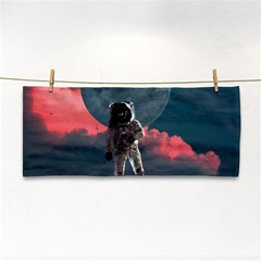 Astronaut-moon-space-nasa-planet Hand Towel by Sudhe