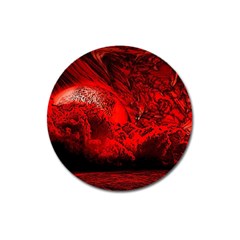 Planet-hell-hell-mystical-fantasy Magnet 3  (round) by Sudhe