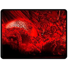 Planet-hell-hell-mystical-fantasy Double Sided Fleece Blanket (large)  by Sudhe