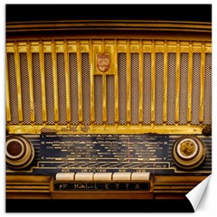 Radio-old-tube-radio-nostalgia Canvas 16  X 16  by Sudhe