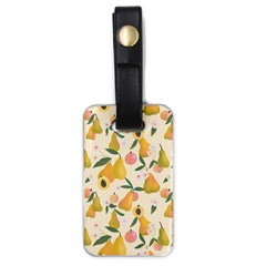 Yellow Juicy Pears And Apricots Luggage Tag (one Side) by SychEva