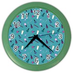 Manicure Supplies  Nail Polish Color Wall Clock Front