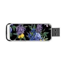 Floral Portable Usb Flash (two Sides) by Sparkle