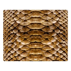 Reptile Skin Pattern 11 Double Sided Flano Blanket (large)  by skindeep