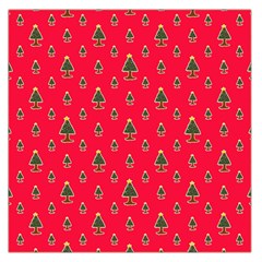 Sketchy Christmas Tree Motif Drawing Pattern Large Satin Scarf (square) by dflcprintsclothing