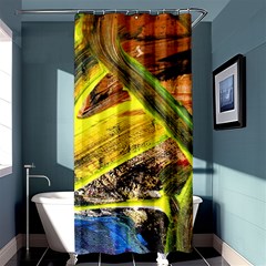 Blue Bird-1-2 Shower Curtain 36  X 72  (stall)  by bestdesignintheworld