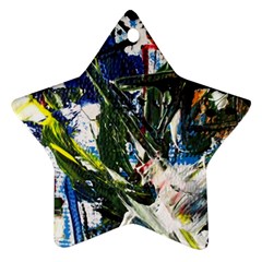 Snow In A City-1-1 Star Ornament (two Sides) by bestdesignintheworld