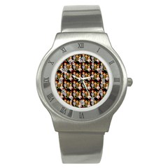 Dindollyblack Stainless Steel Watch by snowwhitegirl