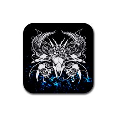 Skullart Rubber Coaster (square)  by Sparkle