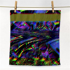 Unadjusted Tv Screen Face Towel by MRNStudios