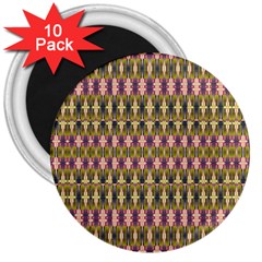 Digital Illusion 3  Magnets (10 Pack)  by Sparkle