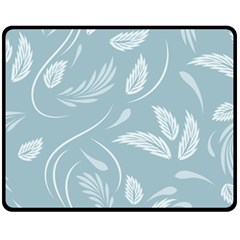 Folk Flowers Pattern Floral Surface Design Seamless Pattern Fleece Blanket (medium)  by Eskimos