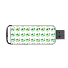 Floral Portable Usb Flash (two Sides) by Sparkle