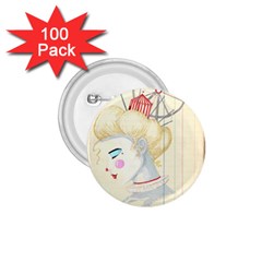 Clown Maiden 1 75  Buttons (100 Pack)  by Limerence