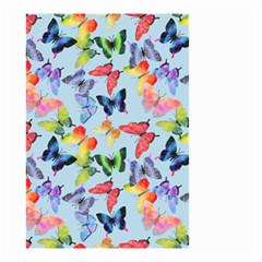 Watercolor Butterflies Small Garden Flag (two Sides) by SychEva