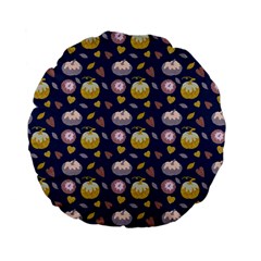 Autumn Pumpkins Standard 15  Premium Flano Round Cushions by SychEva