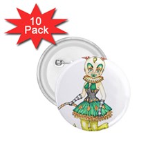 Gold Clown 1 75  Buttons (10 Pack) by Limerence