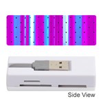 Warped Stripy Dots Memory Card Reader (Stick) Front