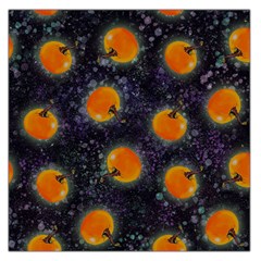 Space Pumpkins Large Satin Scarf (square) by SychEva