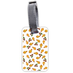 Oak Leaves And Acorns Luggage Tag (one Side) by SychEva