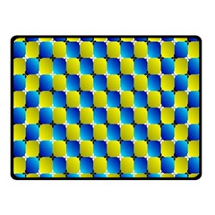 Illusion Waves Pattern Fleece Blanket (small) by Sparkle