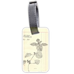 Lemon Balm Luggage Tag (two Sides) by Limerence