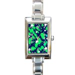 Space Odyssey  Rectangle Italian Charm Watch Front