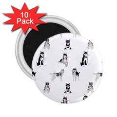 Husky Dogs 2 25  Magnets (10 Pack)  by SychEva